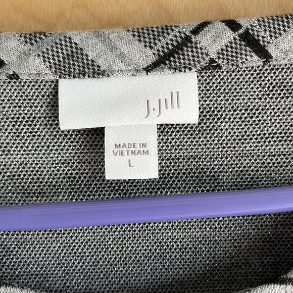 J Jill Plaid Tunic Top - Picture 2 of 6